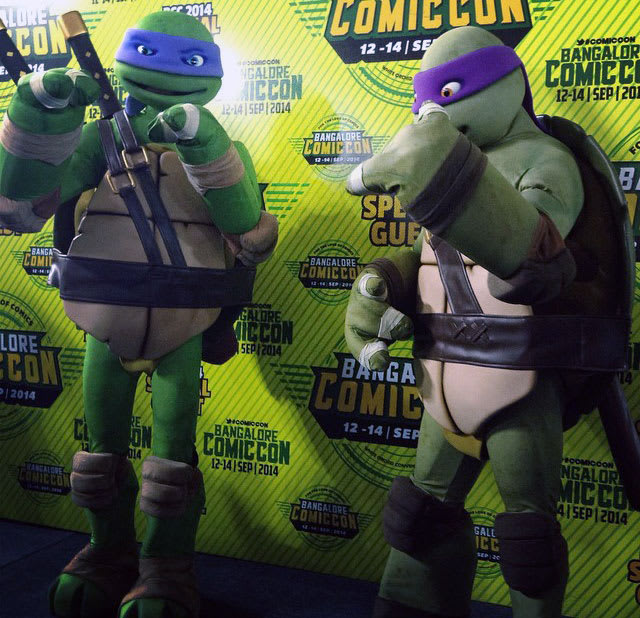 Leonardo and Donatello from TMNT